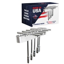 Pit Posse T Handle Tool Rack Holder Aluminum-Made in USA