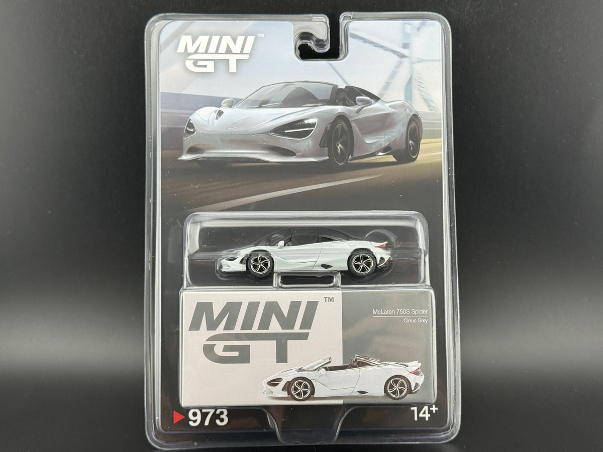 Mini GT McLaren 750S Spider Cirrus Grey #973 1/64 | eBay