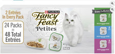 Purina Fancy Feast Gourmet Wet Cat Food Variety Pack, Petites Gravy Collection,