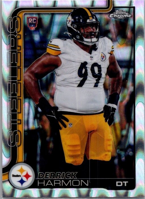 2025 Topps Chrome - Rookies Derrick Harmon #361 RayWave Refractor (RC)