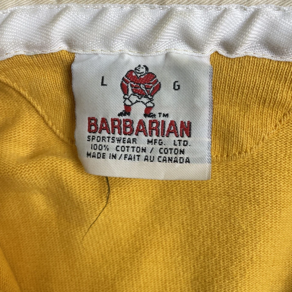 Camisa de Rugby Bárbara Australia Crest Vintage Talla Grande Amarilla Foto 3 de 4