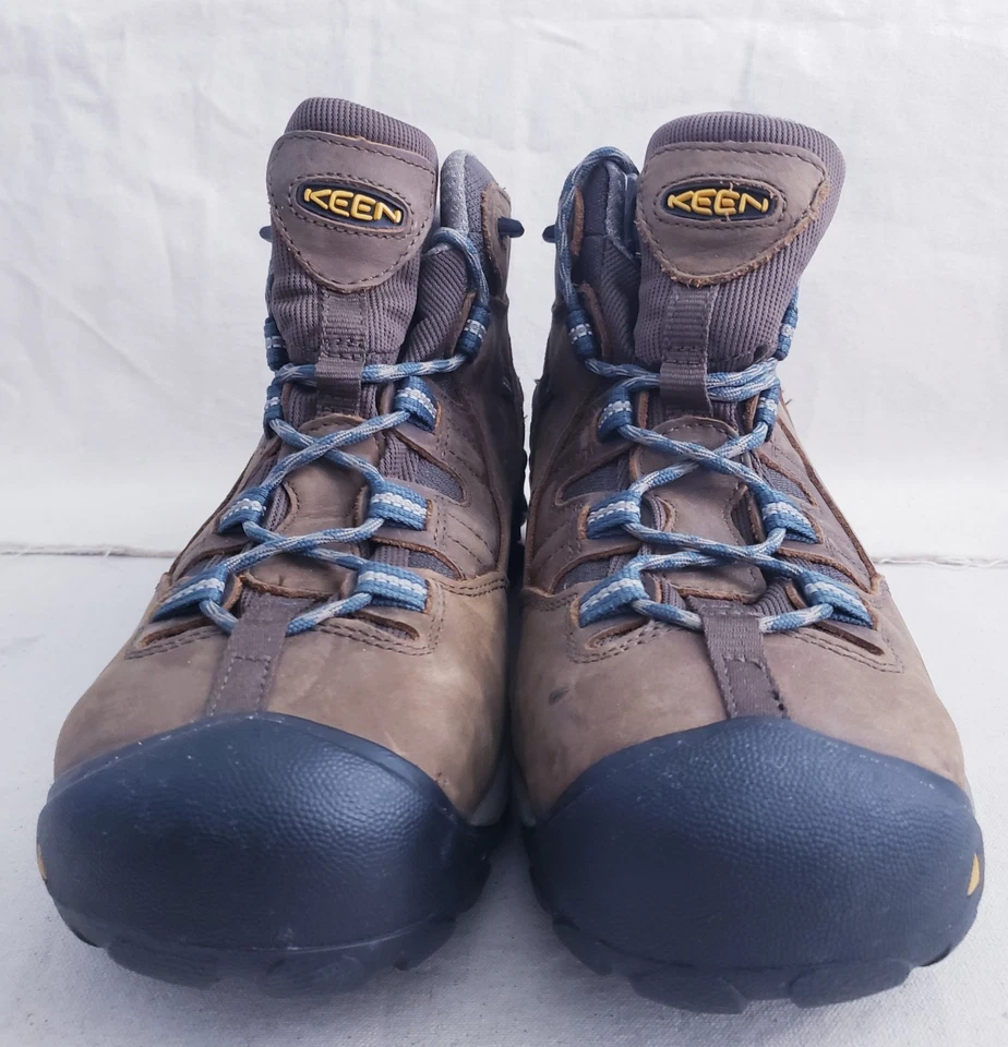 Botas de trabajo utilitarias Keen Dry impermeables con puntera de acero para hombre 10,5 ASTM F2413-11 Foto 2 de 4