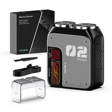 PAXA Mini Portable Electric Shaver,9000Rpm Mens Electric Shaver,IPX7 Waterpro...
