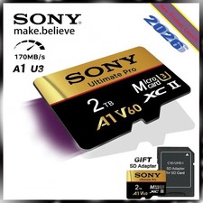 SONY Micro SD Card 2TB 512GB 256GB 128GB TF Memory Card Extreme 1TB U3 4K High