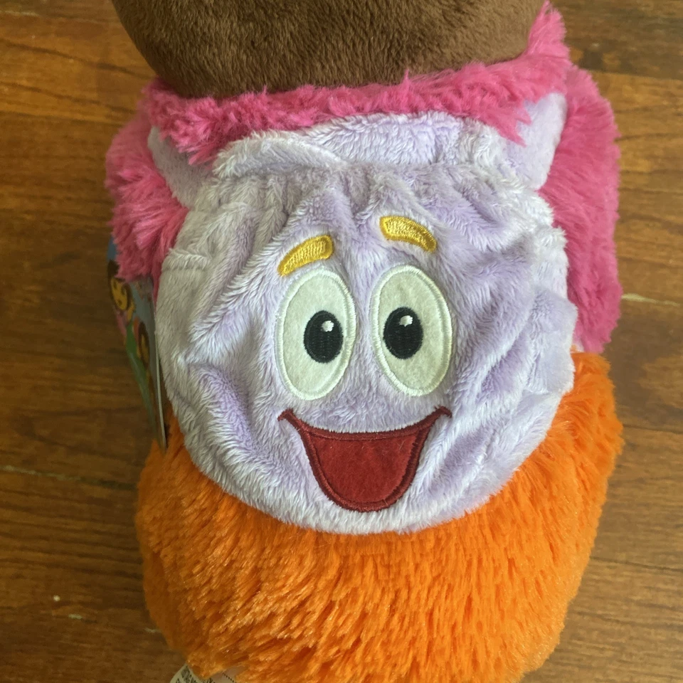 NUEVO CON ETIQUETAS - Almohada Nickelodeon Dora The Explorer Pet Pee Wees 11" Almohada de felpa LIMPIA Foto 3 de 4