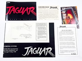 ATARI JAGUAR CONSOLE COMPLETE CIB Cybermorph Tested Works