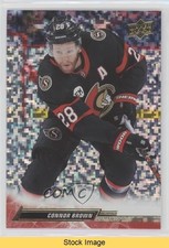 2022-23 Upper Deck Series 1 Speckled Rainbow Foil Connor Brown #126 READ 1pu4