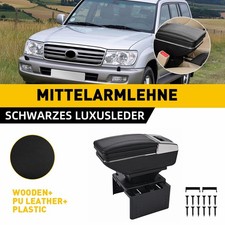 Auto Mittelarmlehne mit Staufach Armlehne Kunstleder Schwarz Universal DE