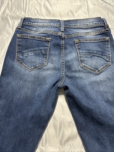 Jeans donna DRIFTWOOD Candace orlo smerlato vestibilità classica cropped lavaggio scuro 27/26 - Foto 15 di 16