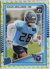 2025 Donruss Optic #262 Kalel Mullings Flex #/199 RC Rookie