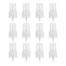 12Pcs Clear Spray Top 24/410 Fine Mist Sprayer Reusable Stripe Plastic Top