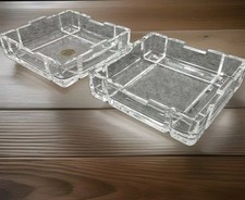 Royal Crystal Rock - RCR - VTG Ashtray - Set of 2 - 25% Lead Crystal - Italy