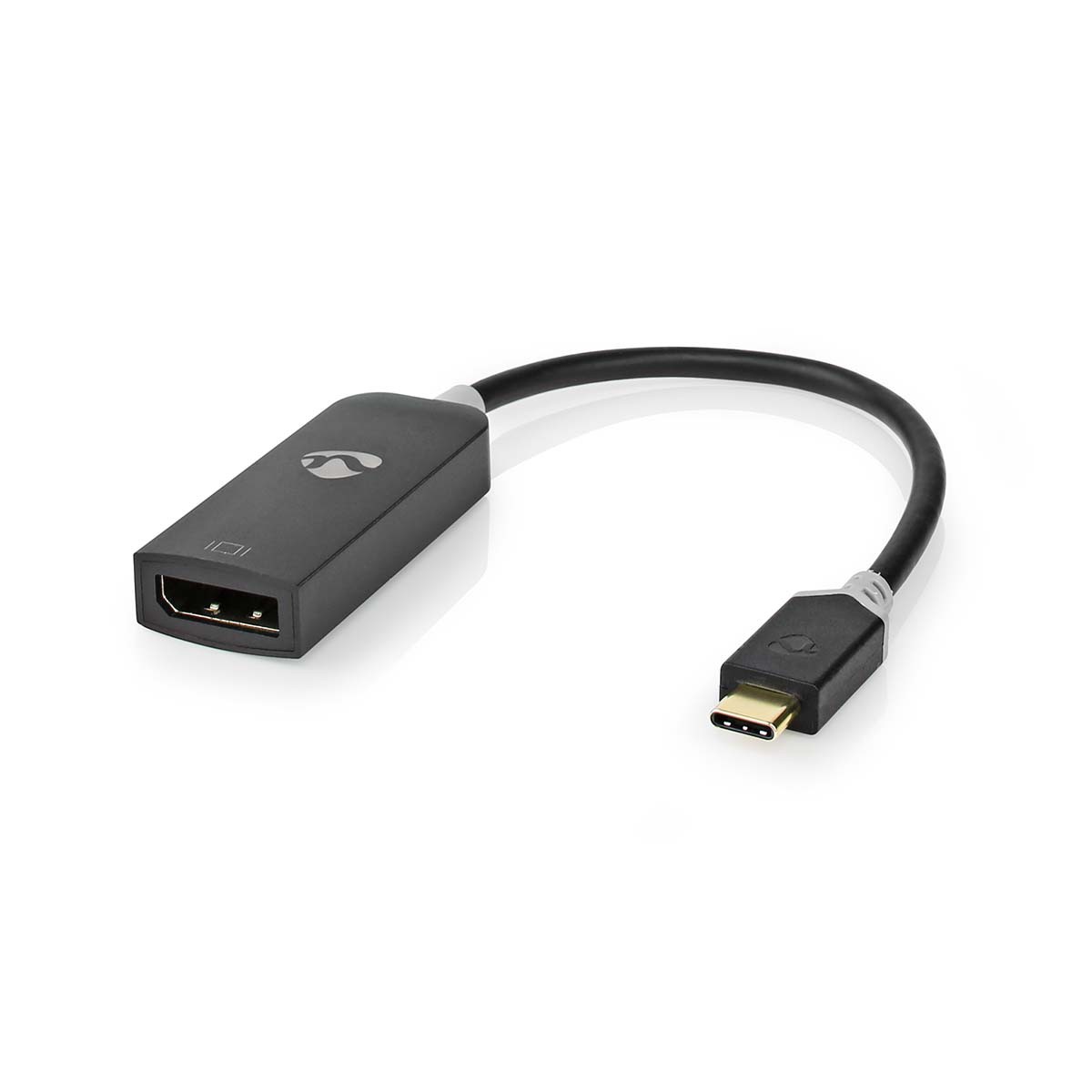 Adaptateur USB-C vers DisplayPort 8K Nedis avec câble flexible de 20cm