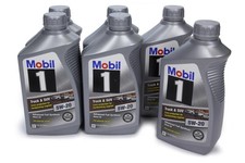 MOBIL 1 Motor Oil - Truck and SUV - 5W20 - Synthetic - 1 qt - Set of 6 124574 49.49 per gallon