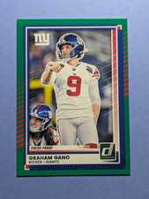 2025 PANINI DONRUSS FOOTBALL GRAHAM GANO PRESS PROOF GREEN CARD 230