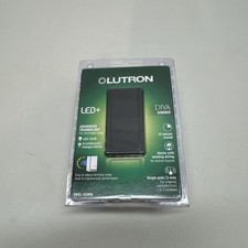 Lutron Diva LED+ Decora Dimmer DVCL-153PH-BL Single / 3 Way Black-New