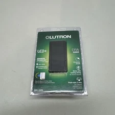 New Lutron Diva LED+ Decor Dimmer Switch DVCL-153PH-BL Single / 3 Way Black (1A)
