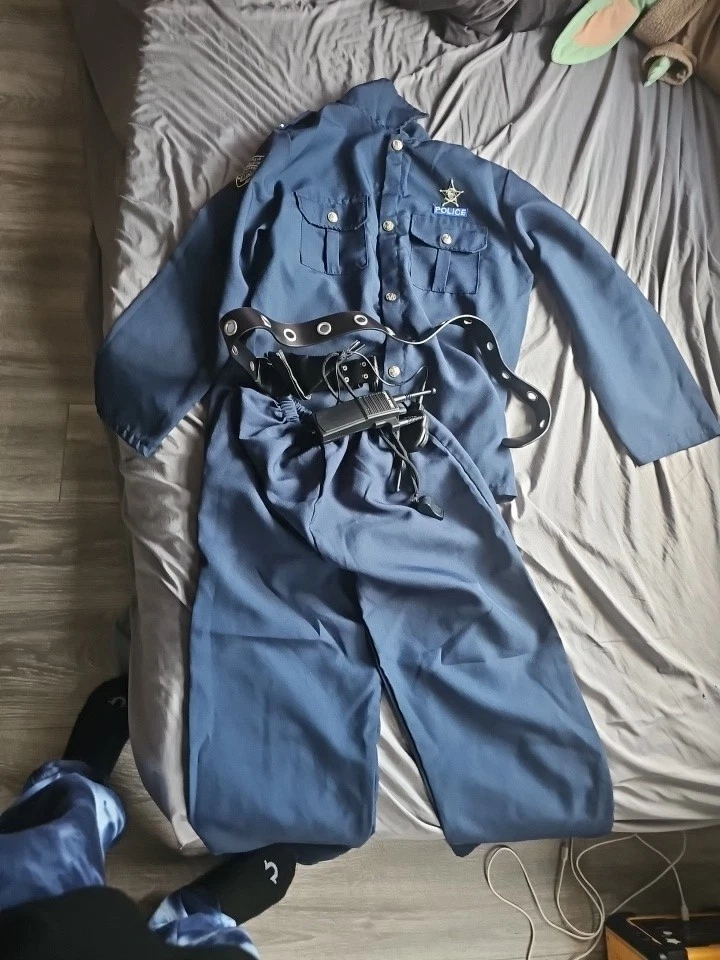 Toddler Police Costume for Kids Navy Size XL (16-18) City of America 2 Pc  - Image 3 of 3