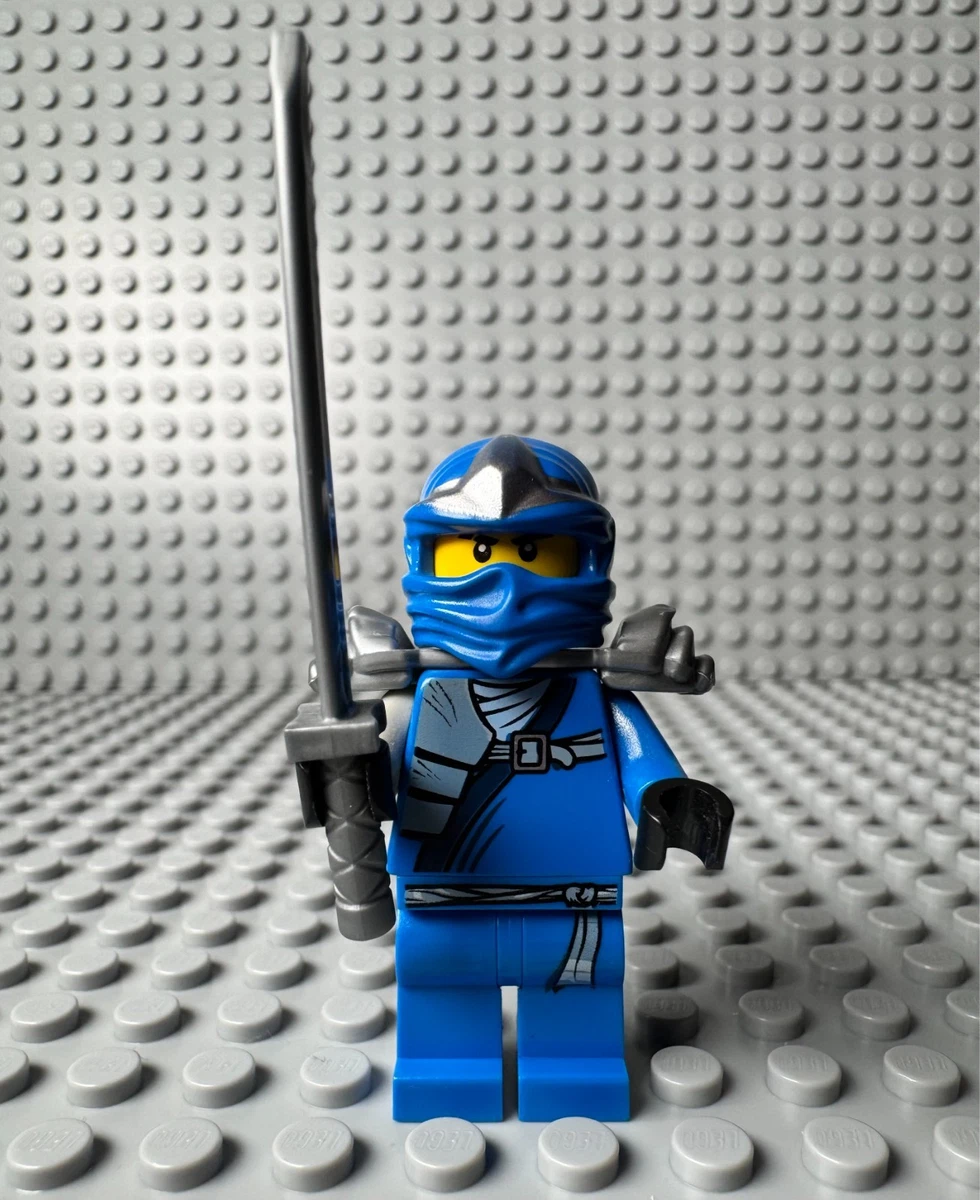 LEGO NINJAGO -- JAY ZX SHOULDER ARMOR MINIFIGURE WITH SWORD 9445