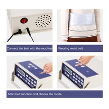 Body Detox Machine Ion Array Footbath Spa Cleanse Ionic Waist Belt Detoxiation