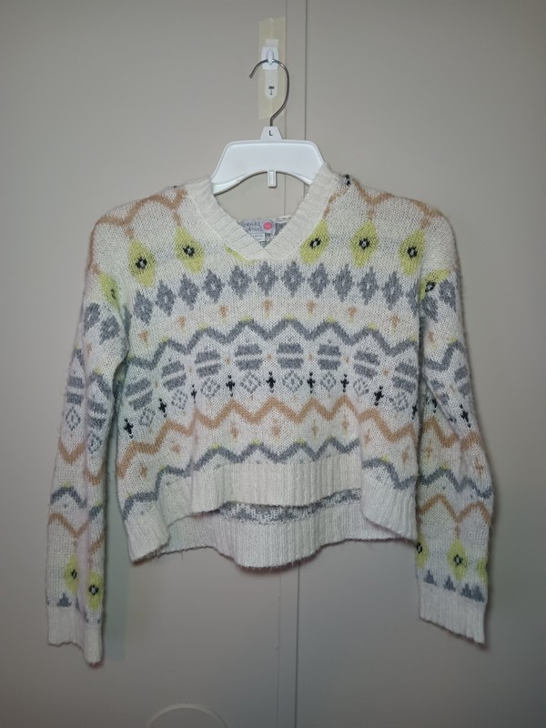 Girls Hooded Sweater Colorful Planet Teen NWOT Size 10/12 (Large) #245 Hoodie