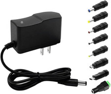 5Volt 2A DC Power Supply Adapter AC 100V-240V to DC 5 Volt 2Amp 1A 1.5A 650Ma Re
