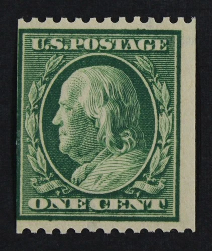 CKStamps: US Stamps Collection Scott#385 1c Franklin Mint NH OG