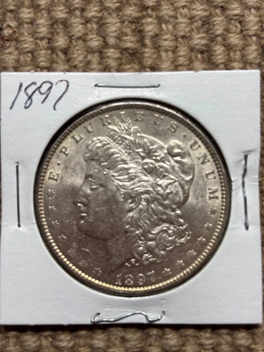 1897 Morgan Uncirculated Silver Dollar