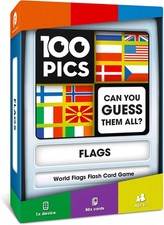 100 PICS Flags of The World Travel Game - Learn 100 Country  Flash...