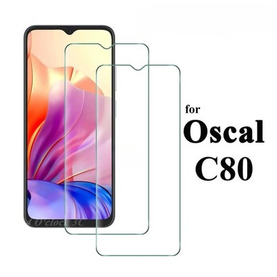 2PCS For Blackview Oscal C80 c80 Tempered Glass Film Cover Screen Protector
