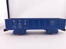 MARX O/O27 Gauge New York Central System Blue NYC 715100 4-Wheel Gondola Train