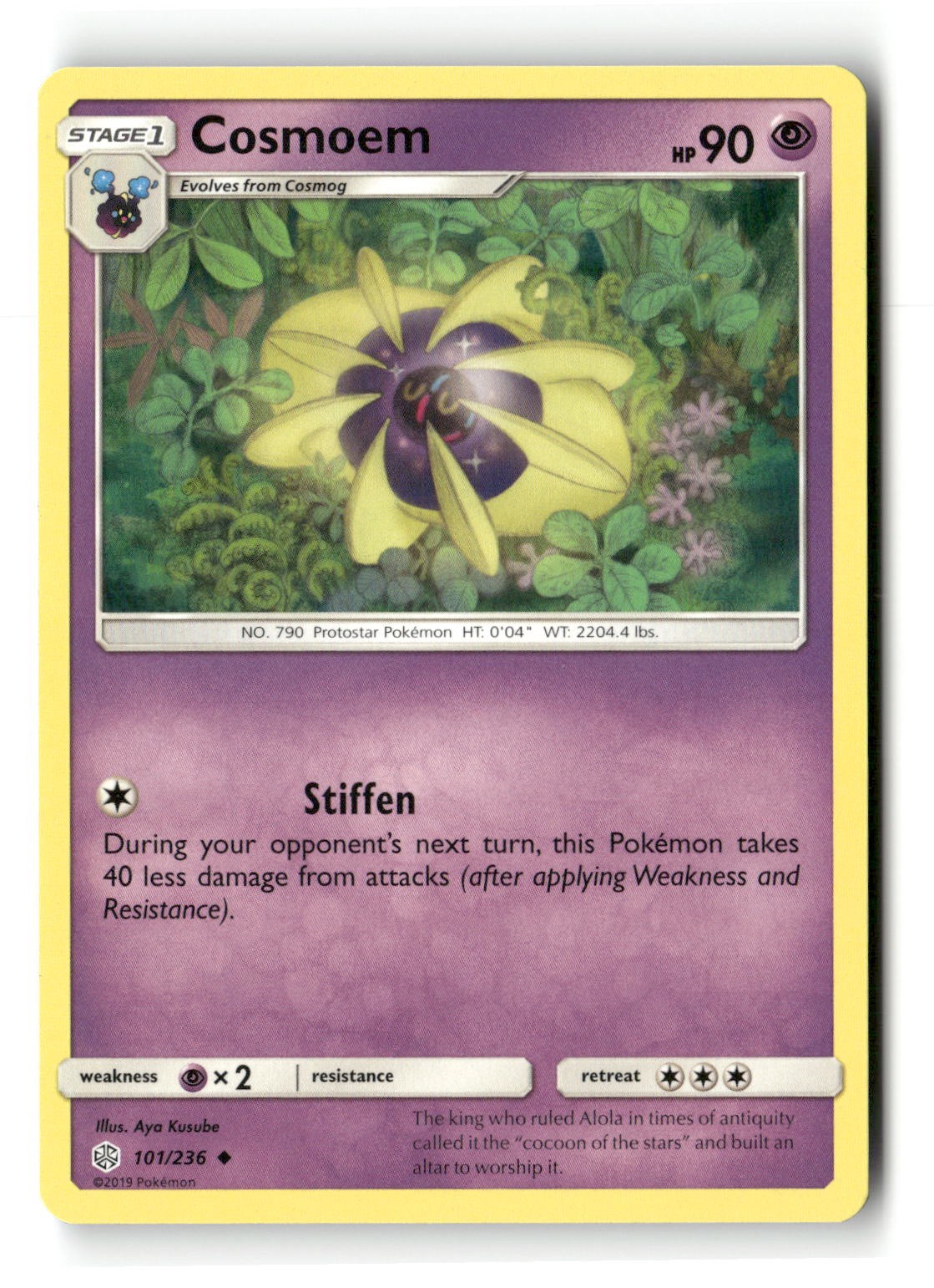 Cosmoem Uncommon Cosmic Eclipse 101/236 Pokemon Lightly Played