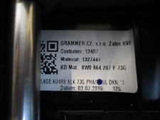 AUDI A4 B9 (8W2, 8WC, 8W5, 8WD) 05.2015-  ARMLEHNE SCHWARZ 8W0864207F