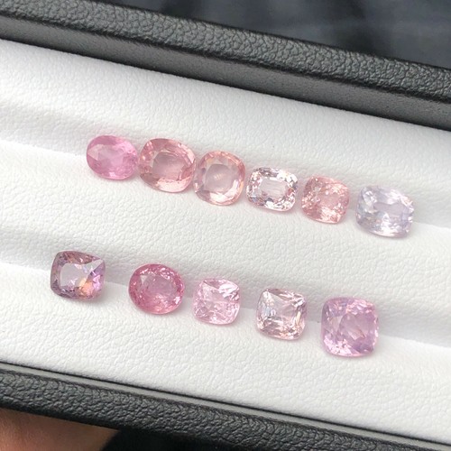 8.65 CT Natural Faceted Cut Pink Color Spinel Loose Gemstone From Tajikistan - Picture 7 of 12