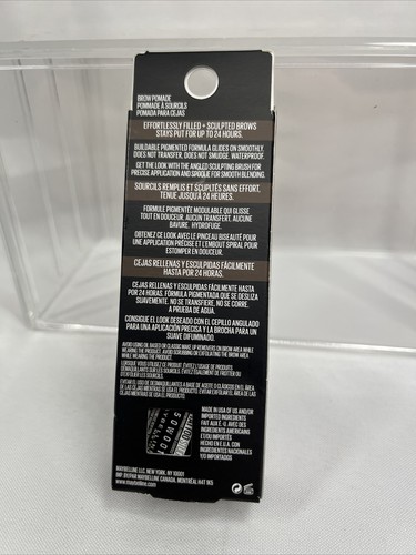 Maybelline 378 Ash Brown Tattoo Studio Brow Pomade Browliner Fill COMBINE SHIP - Picture 2 of 4