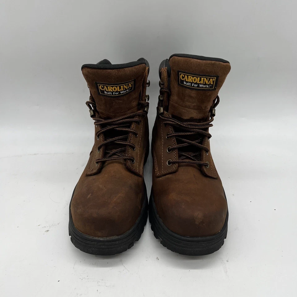 Botas de trabajo para hombre Carolina Built cuadradas con puntera de acero aisladas impermeables talla 9,5D Foto 3 de 4