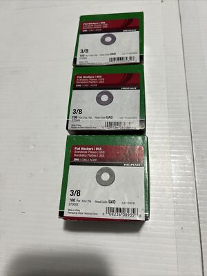 The Hillman Group 270061 USS Flat Zinc Washer, 3/8-Inch, 100-Pack