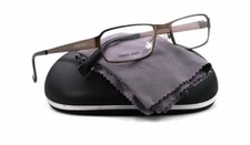 GIORGIO ARMANI GA831 YHY MATTE BROWN ITALY RX NEW EYEGLASSES FRAME 52-20-140 831