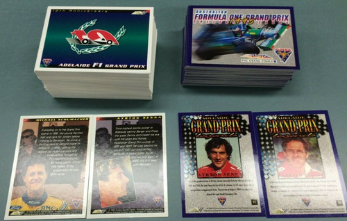 1994 + 1995 Futera Adelaide Grand Prix Trading Card Full Base Set-110 + 90 Cards