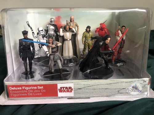 DISNEY STAR WARS DELUXE 10 FIGURINE SET 
