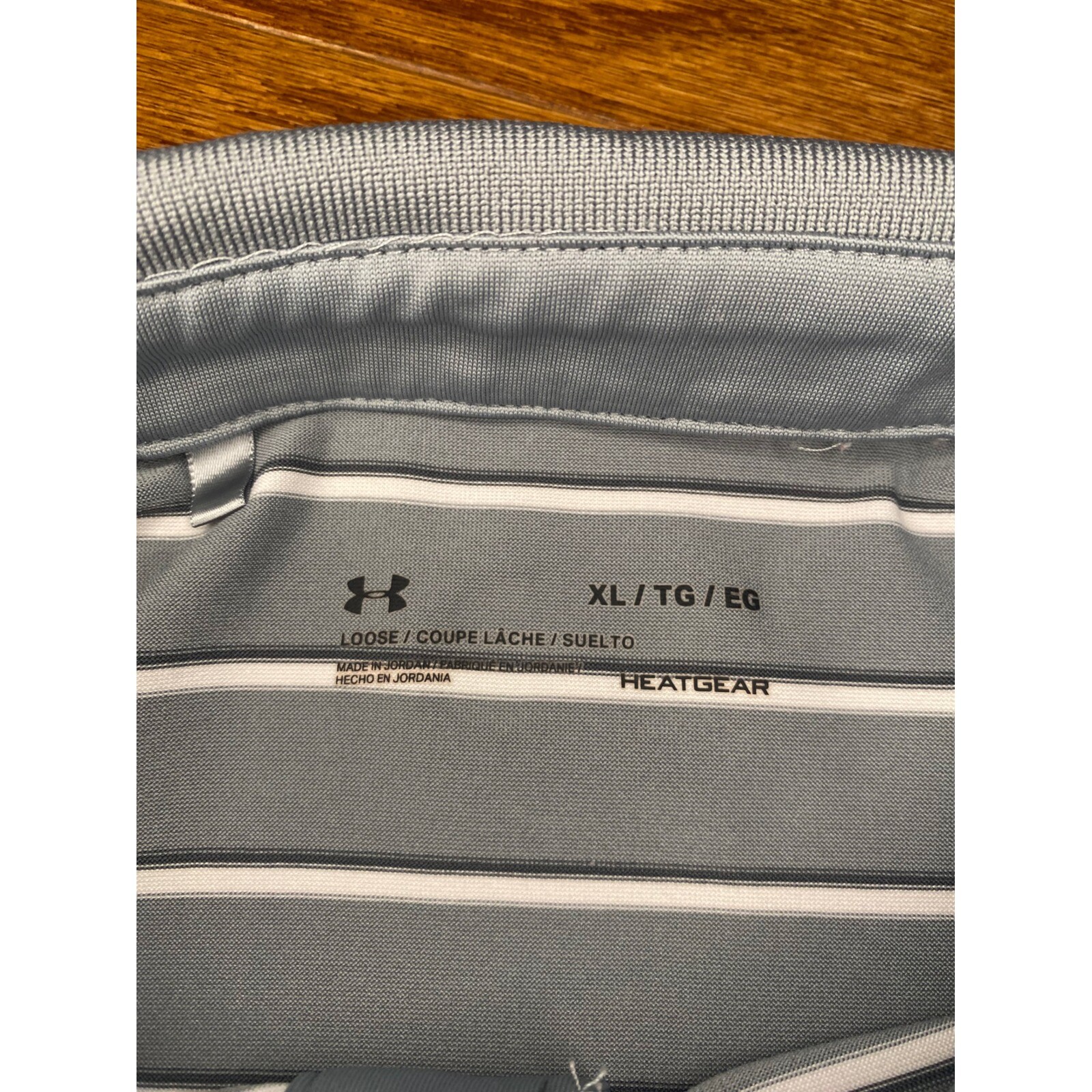 Under Armor Gray Heatgear Loose Polo Size XL thumbnail 4