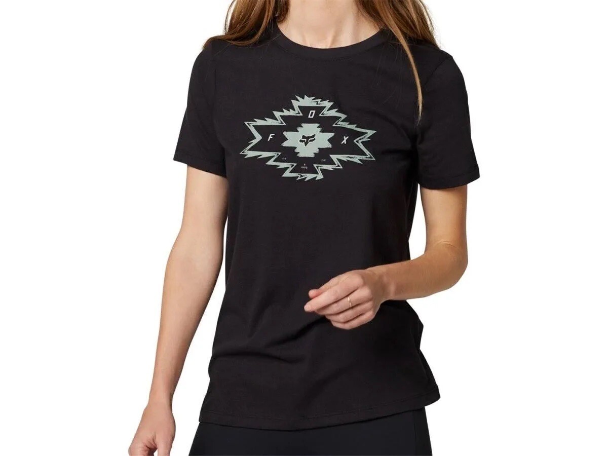 T-shirt Fox Femme – Gris – Taille L – Manches Courtes – Coton – Casual