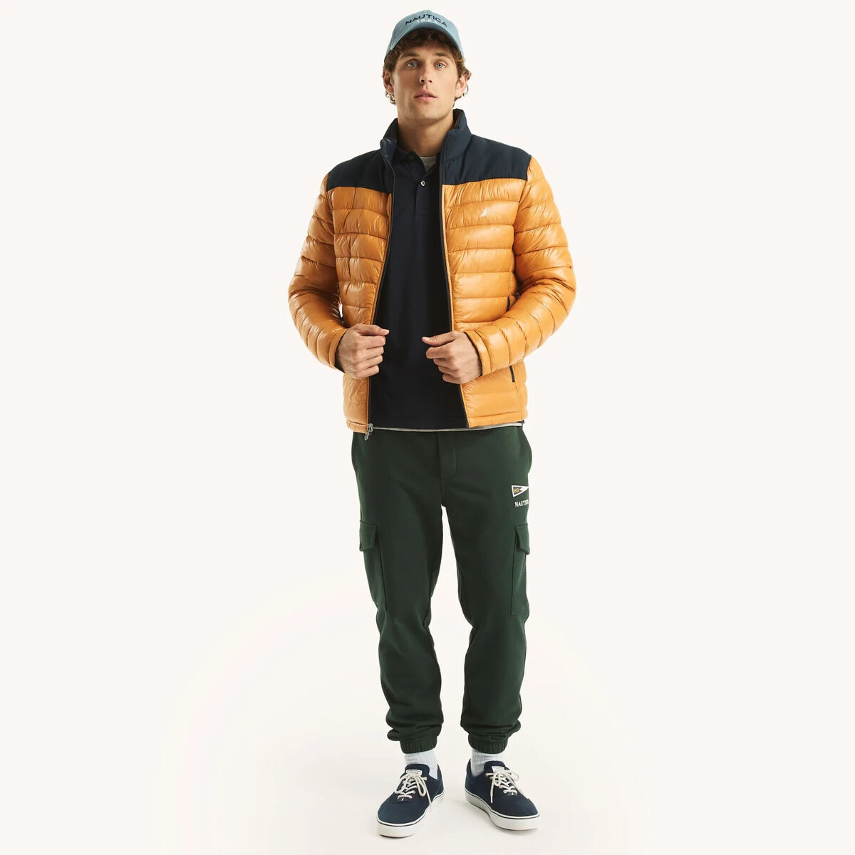 Nautica Men's Wind and Water Resistant Reversible Quilted Nautica Men's Wind and Water Resistant Reversible Quilted