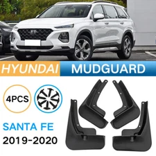 4PCS For 2019-2020 Hyundai Santa Fe Car Mud Flaps Splash Guards Fender Mudguard