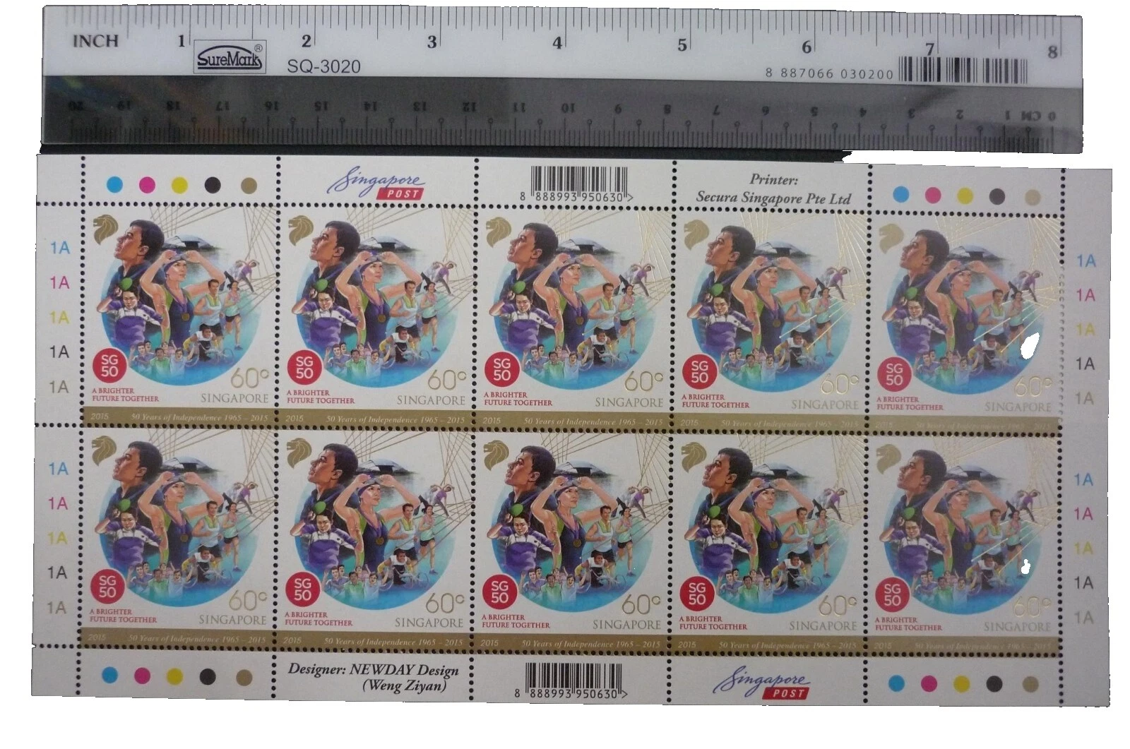 Mint Never Hinged/MNH Full Sheet Singapore Stamps (1963-Now)