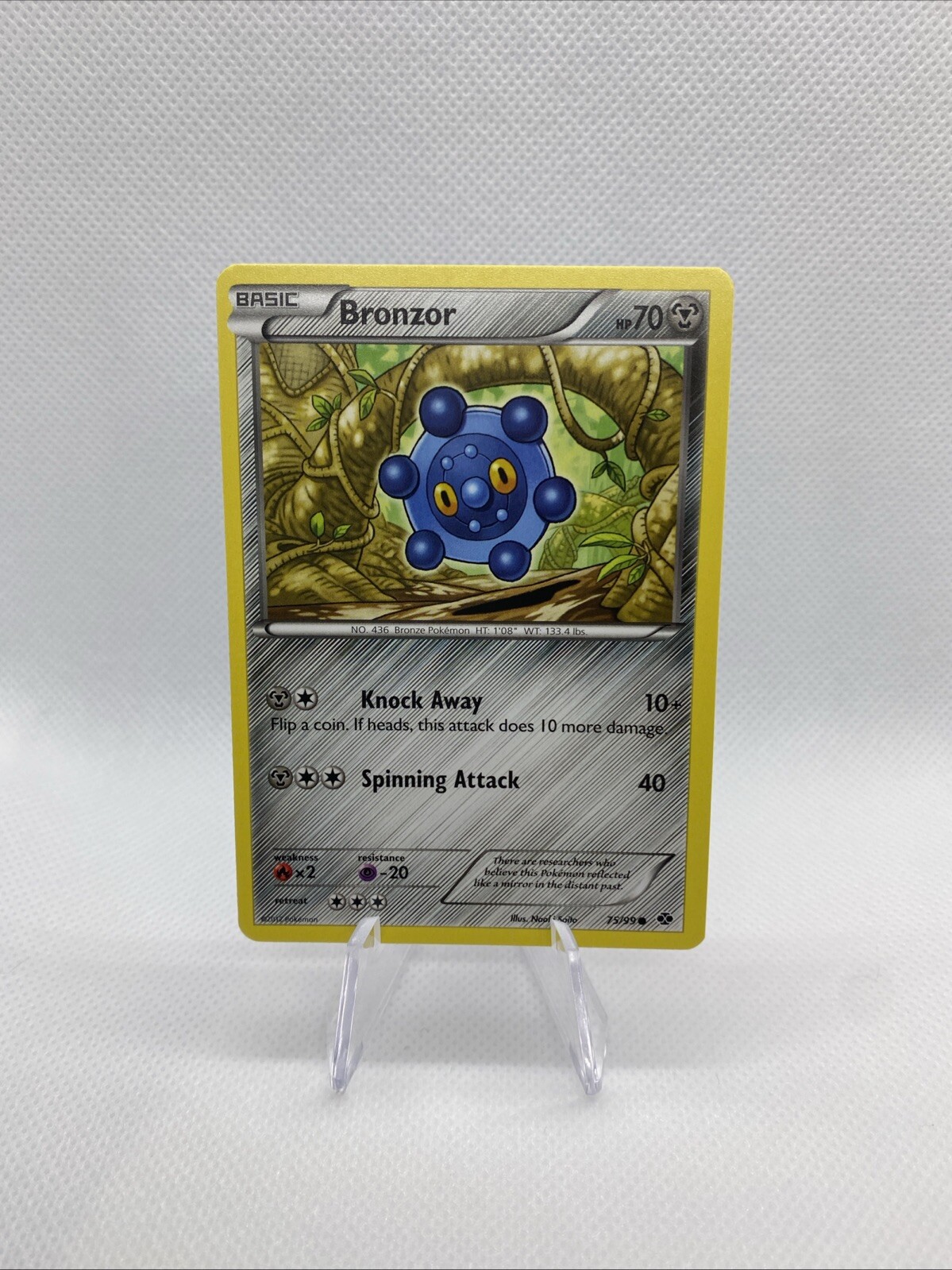 Bronzor 75/99 Next Destinies Regular Pokémon Card TCG