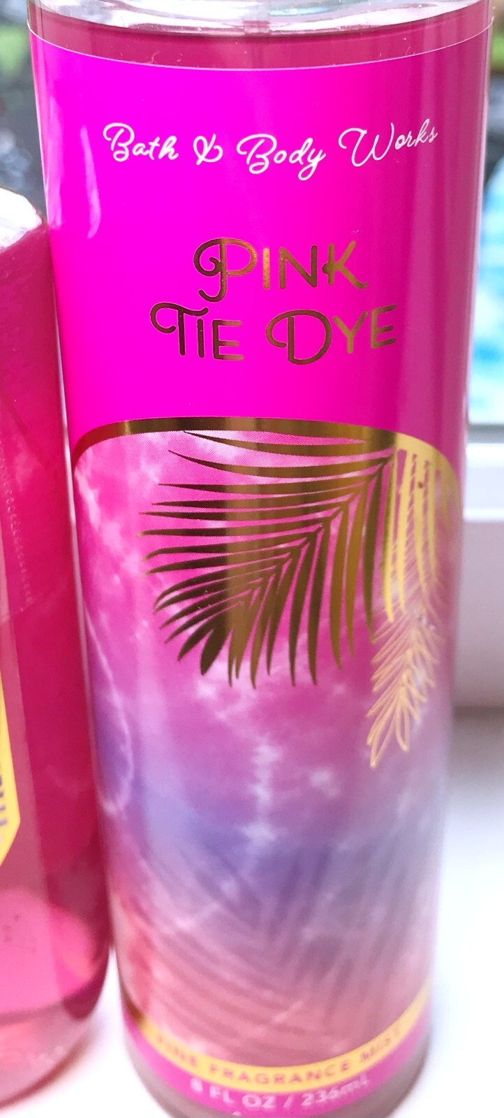 Bath & Body Works PINK TIE DYE Fragrance Mist Body Lotion Shower Gel Wash 3pcs