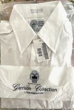 Defense Logistics Agency L/S Shirt Mens 16 1/2-32/33-C White Garrison Coll. NWT