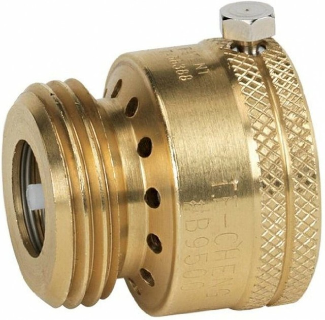 Vacuum Breaker Hose Bib Backflow Preventer 3/4 Inch Brass Finish New eBay