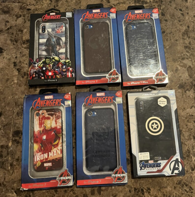 Marvel iPhone You Pick One X, 7, Plus, Xs all in their  packages